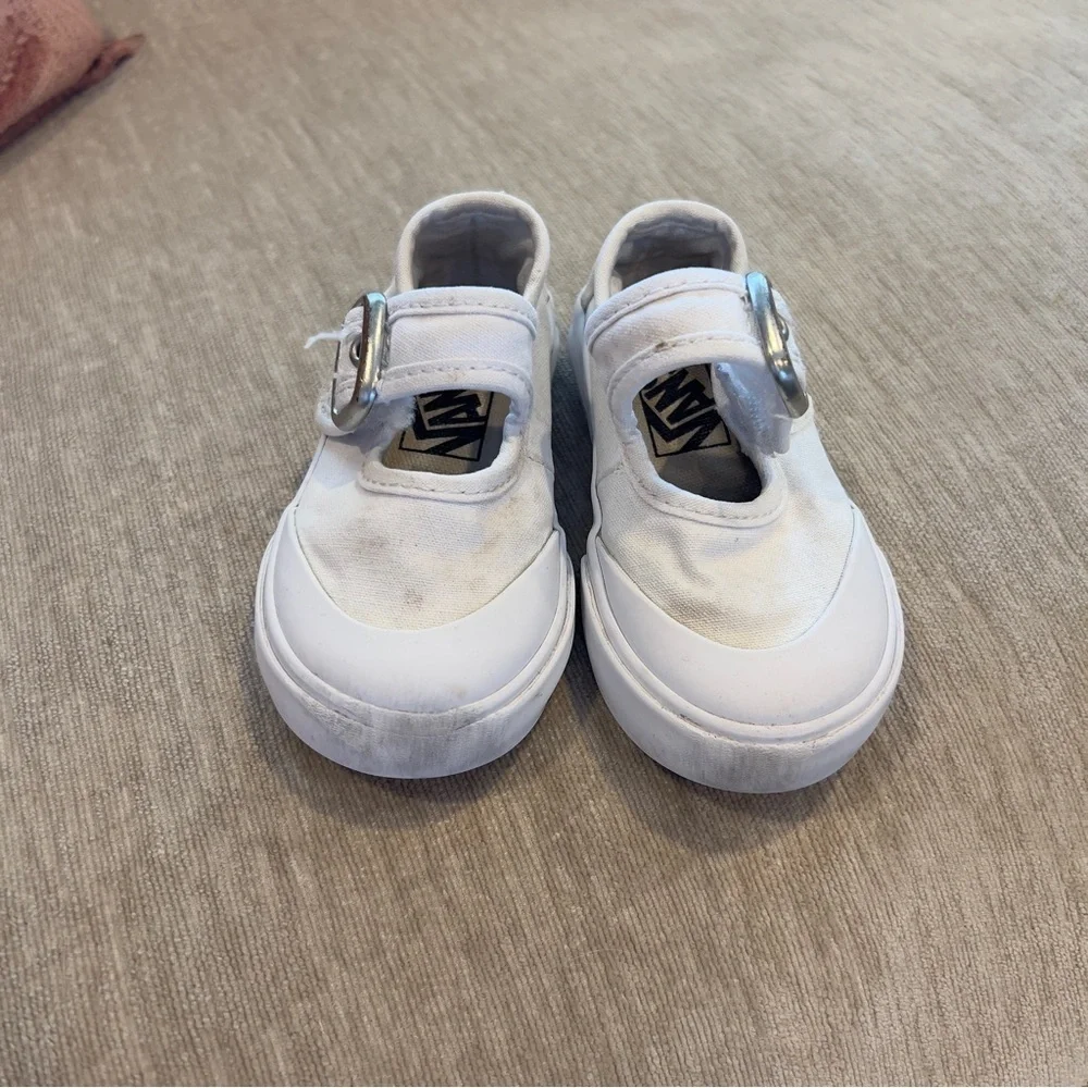 Vans White Kids Dress Shoes